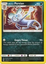 Pokemon Alolan Persian - 119/214 - Rare NM-Mint Lost Thunder