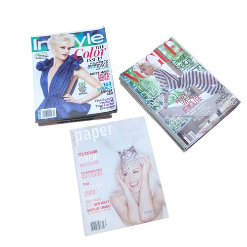 11 VINTAGE GWEN STEFANI Y2K MAGAZINES HUGE LOT Music Vogue Cosmo Allure Fashion - Picture 2 of 8