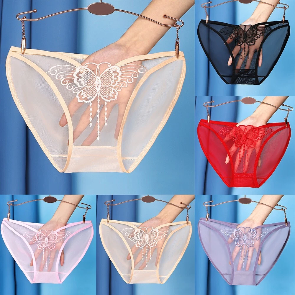 Damenunterwäsche Slip Innenbereich Dehnbar Dessous Durchsichtig Höschen |  eBay