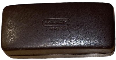 Vintage COACH sunglasses/case Coach Est 1941 Sunglasses Case Clam Shell Hard Case Eye  main image 2