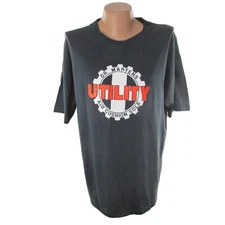 1980s Utility Dr Martens Air Cushion Sole Old School Punk T Shirt Single Stitch