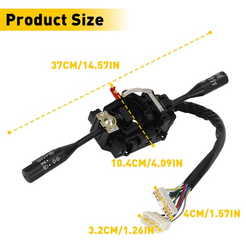 New for Suzuki Samurai 85-95 37400-80521 Combination Switch Headlight Wiper Turn - Picture 7 of 10