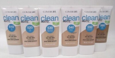 (CHOICE of Color) CoverGirl Clean Matte BB Cream Cruelty-Free for Oily Skin NeW