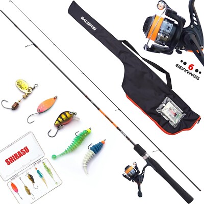 Balzer Angelset Forelle komplett Spoon Combo   Profi Forellenset, IM8 Kohlefaser