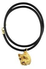West Highland White Terrier, Westie, Westy I - Dog necklace, gold-plated pendant
