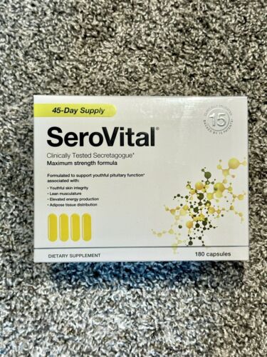 SeroVital Dietary Supplement 45 Day Premium Pack - 180 Capsules EXP 09/2026  - Picture 1 of 6