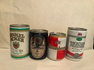 4 Int'l Beer Can Tab Tops #5