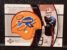 2004 Upper Deck Sweet Spot Signatures Tier One 122/199 JP Losman Rookie Auto