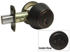 Deadbolt Single Cylinder Oil Rubbed Bronze Door Lock Bulk Order Master keys Same
