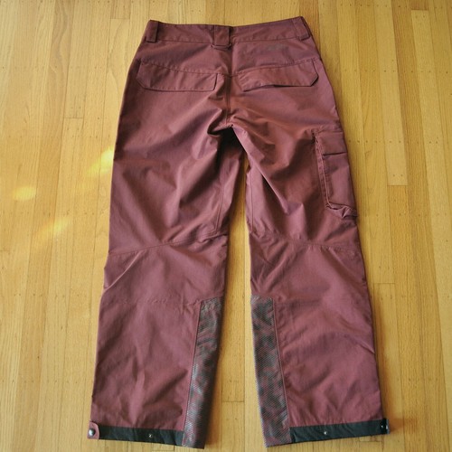 Adidas Terrex 3L Post-Consumer Techrock Snow Ski Pants Burgundy IB1202 Men's M - Picture 3 of 15