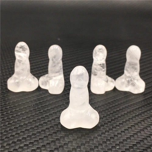 Wholesale Natural mix mini Penis Carved quartz Crystal Massager Wand Healing - Picture 68 of 296