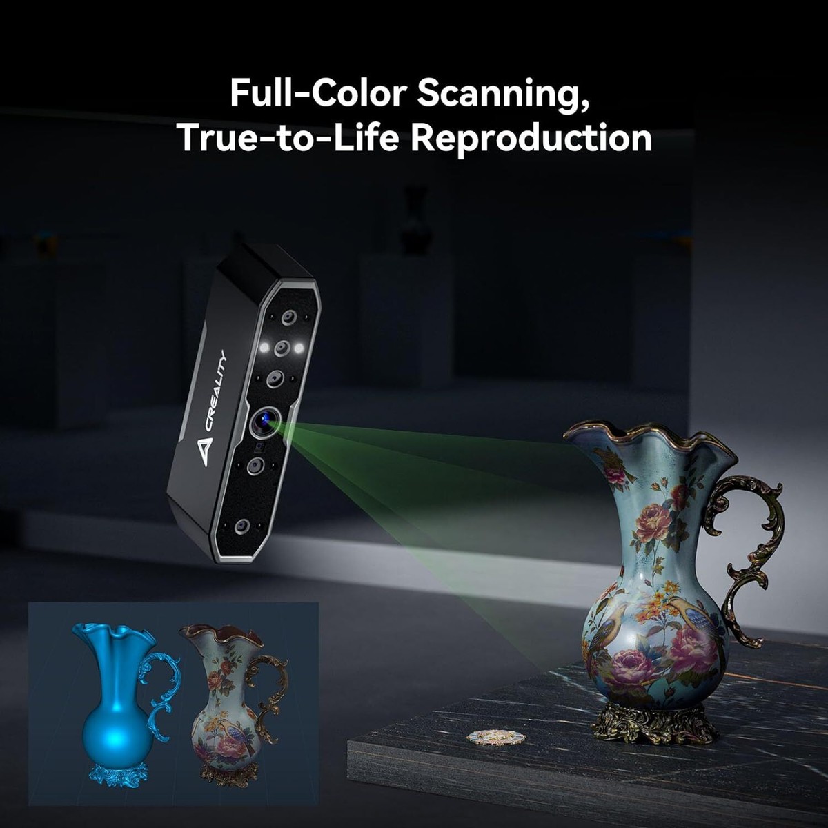 Creality CR-Scan Otter 3D Scanner 24-Bit Full-Color for iOS