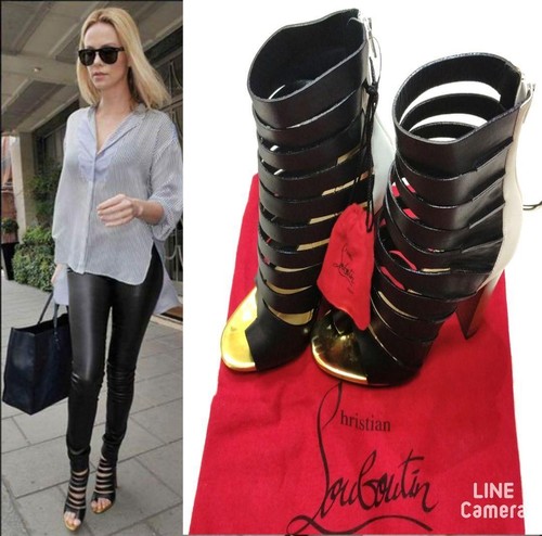 Christian Louboutin Boots 36 Black X 