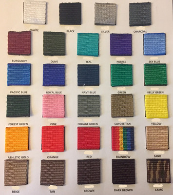 3 Inch width Polypropylene Webbing: QTY By the Yard - Heavy Weight - 3'' strap