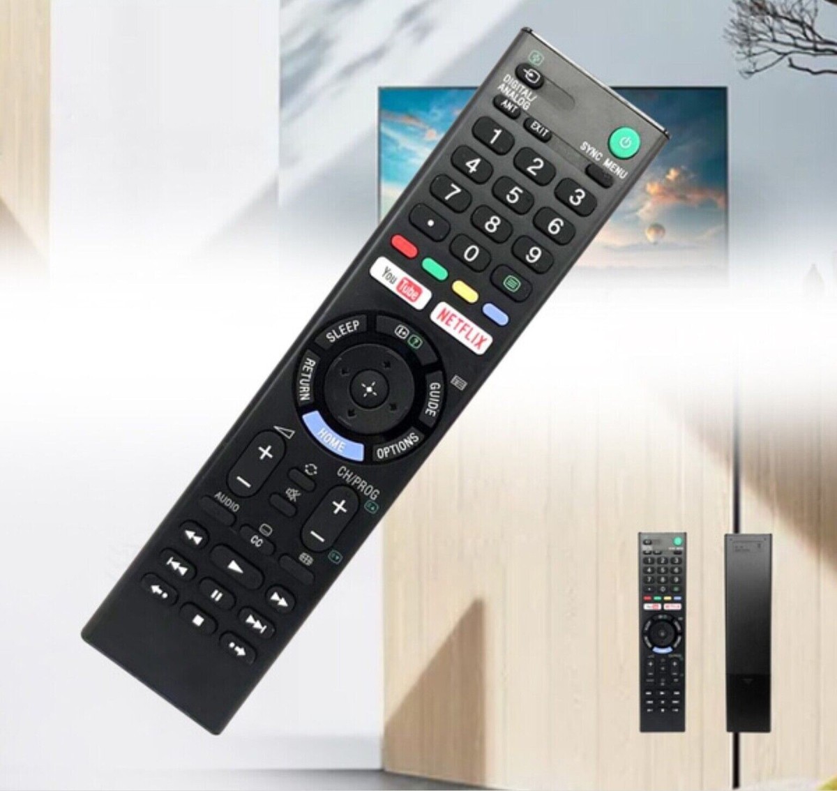 SONY TV RMT-TX300E REPLACEMENT REMOTE CONTROL BRAVIA 3D HD NETFLIX