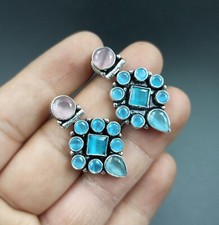 Fashion earrings for women/Ethnic Handmade Monalisa Stone Earrings/Gifts For Her
