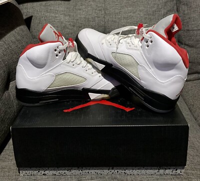 Size 9 - Air Jordan 5 Retro 2013 Fire Red for sale online | eBay