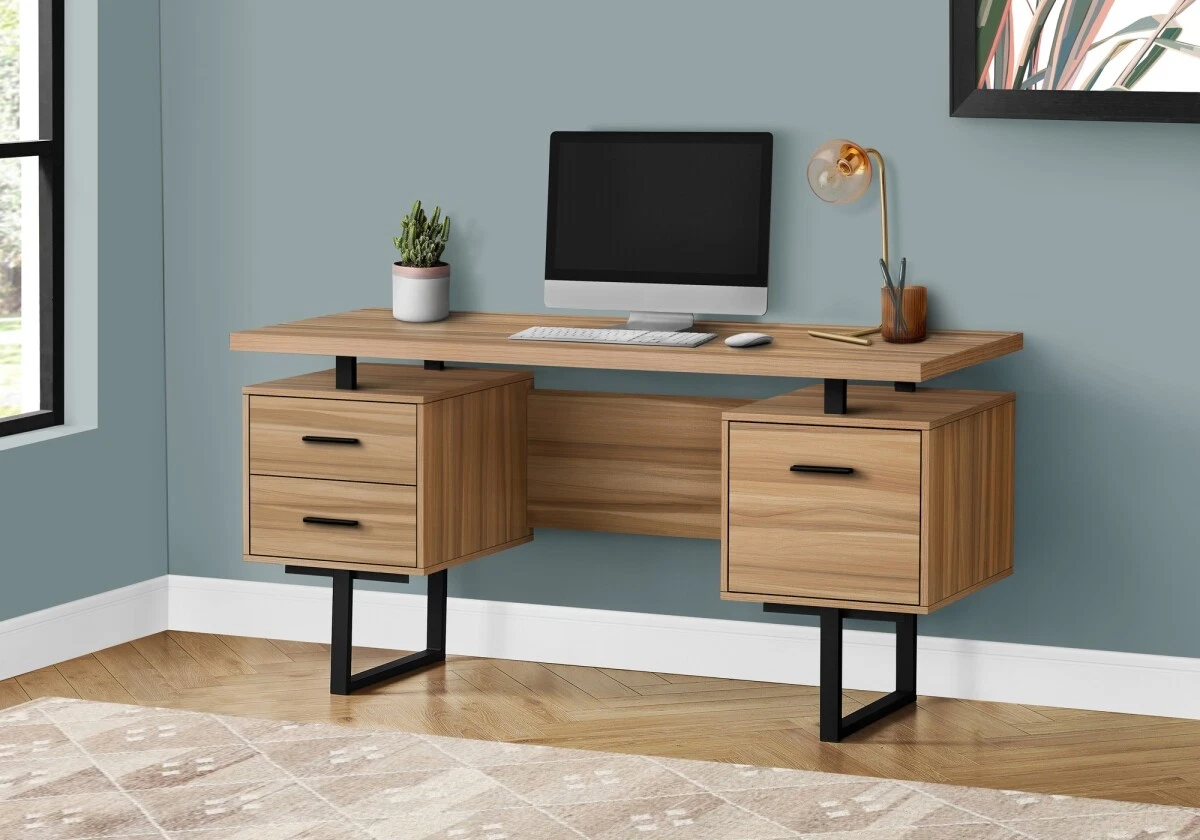 Monarch reclaimed wood desk deals