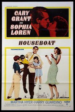 HOUSEBOAT CARY GRANT SOPHIA LOREN 1958 1-SHEET