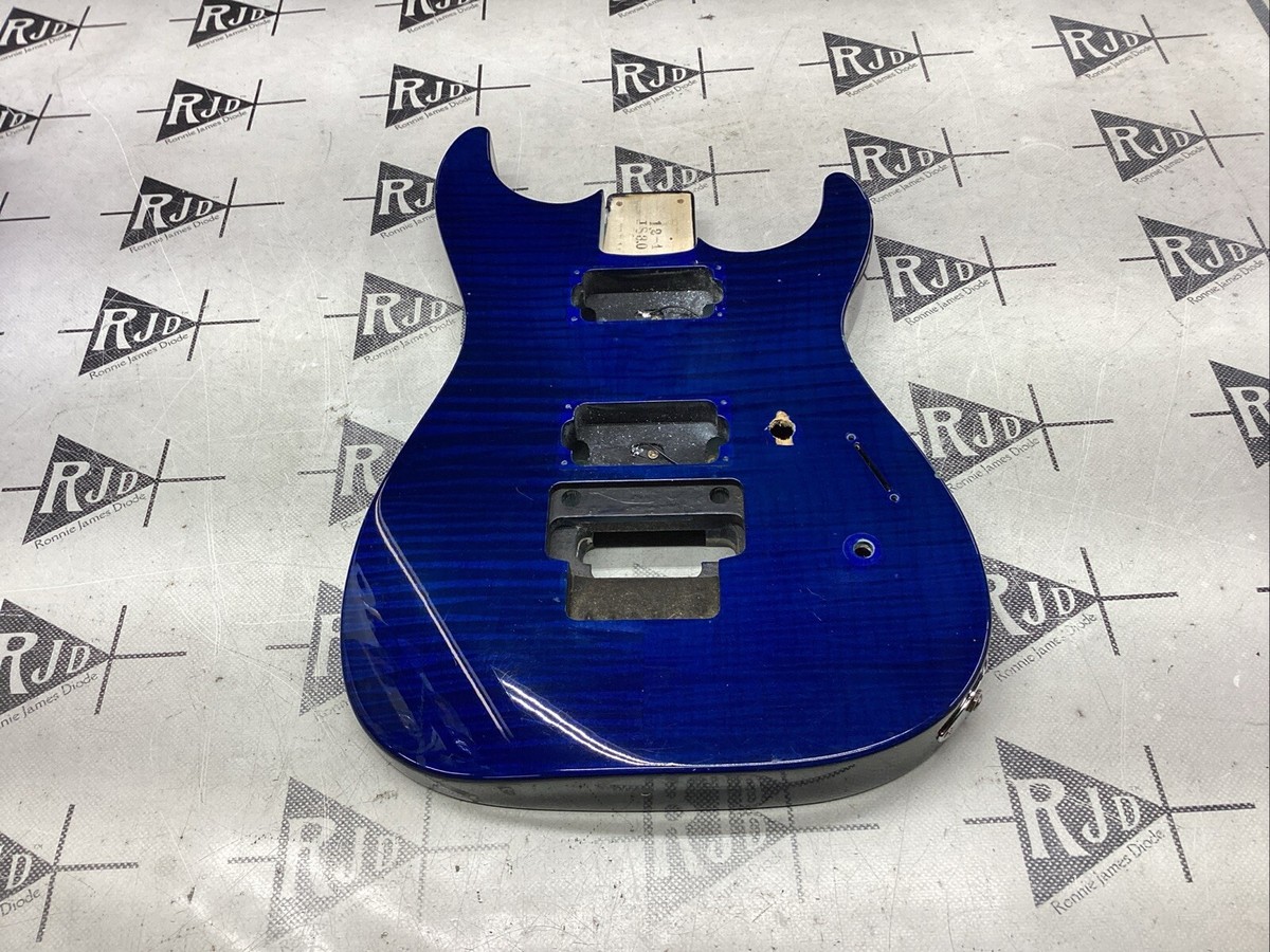 Jackson Japan Dinky JS30 Electric Guitar Body Blue Flame