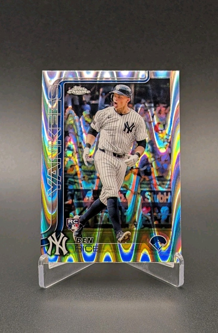 2025 Topps Chrome - Ben Rice #139 RayWave Refractor (RC)