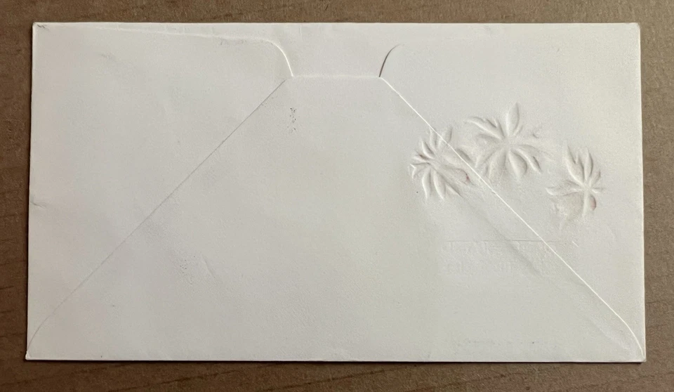 Austrália 1960 Queensland Centenary FDC • Poinsétia Cachet • Design em relevo - Imagem 4 de 4