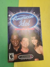 PlayStation 2 PS2 Manual Only American Idol