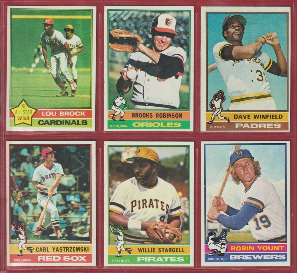 1976 Topps Baseball COMPLETE Set (1 thru 660) - Eckersley Rookie -NICE! - 128🔥⚾ - Image 3 of 4