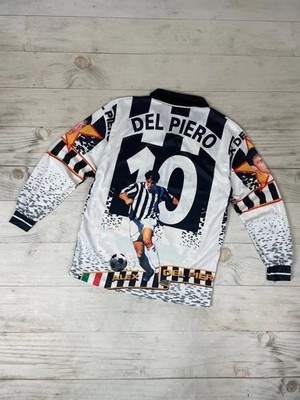 Vintage Juventus 1996 1997 Del Piero #10 Long Sleeve Jersey Men Sz