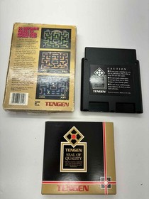 Ms. Pac-Man Tengen (Nintendo Entertainment System NES, 1990) WITH BOX NO MANUAL!