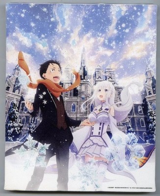 Re:Zero Memory Snow Original Illustration Board Canvas Art F3 Used