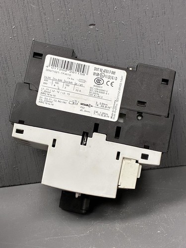 Siemens 3RV1021-1FA10 Motor Protection Circuit Breaker GHA-160 - Picture 2 of 2