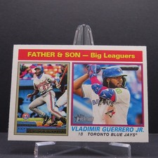 Vladimir guerrero Jr. & Sr. - 2025 Topps Heritage Father & Son card - #69