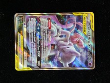 Mewtwo & Mew GX SM191 Black Star Promo TAG TEAM Pokemon Card MP
