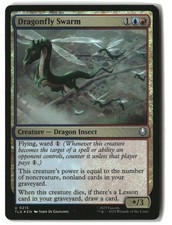 MTG Dragonfly Swarm [TLA - 215] LP Foil 4-6