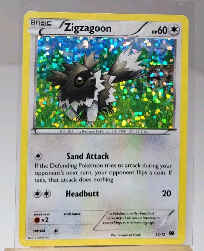 Zigzagoon - 11/12 Holo Promo McDonald's Promos 2015 011/012
