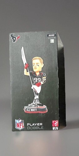 NFL HOUSTON TEXANS J.J. WATT BANDERA BOBBLEHEAD MUY RARO HECHO 360 Ver Desc. Por favor - Imagen 1 de 9