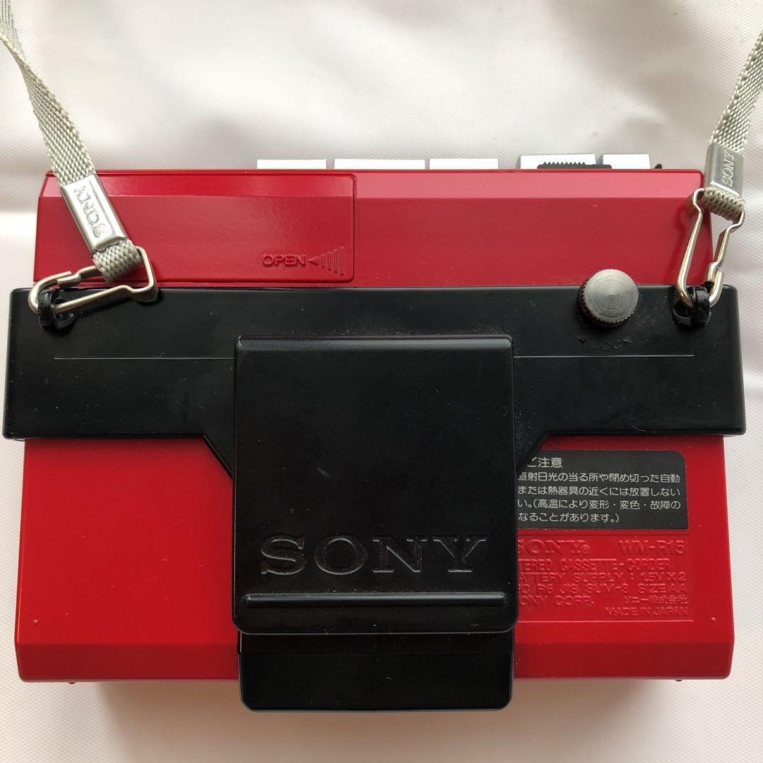 【ジャンク品】ソニー　ウォークマン　WMーR15 レッド Sony Cassette Walkman WM-R15 Red | eBay