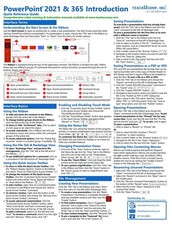 Microsoft PowerPoint 2021 and 365 Introduction Quick by TeachUcomp