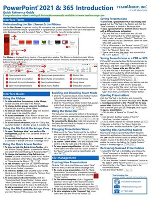 Microsoft PowerPoint 2021 and 365 Introduction Quick by TeachUcomp