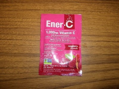 60 Packs Ener-C Raspberry Electrolyte Multivitamin Drink Mix Vitamin C Exp 11/27