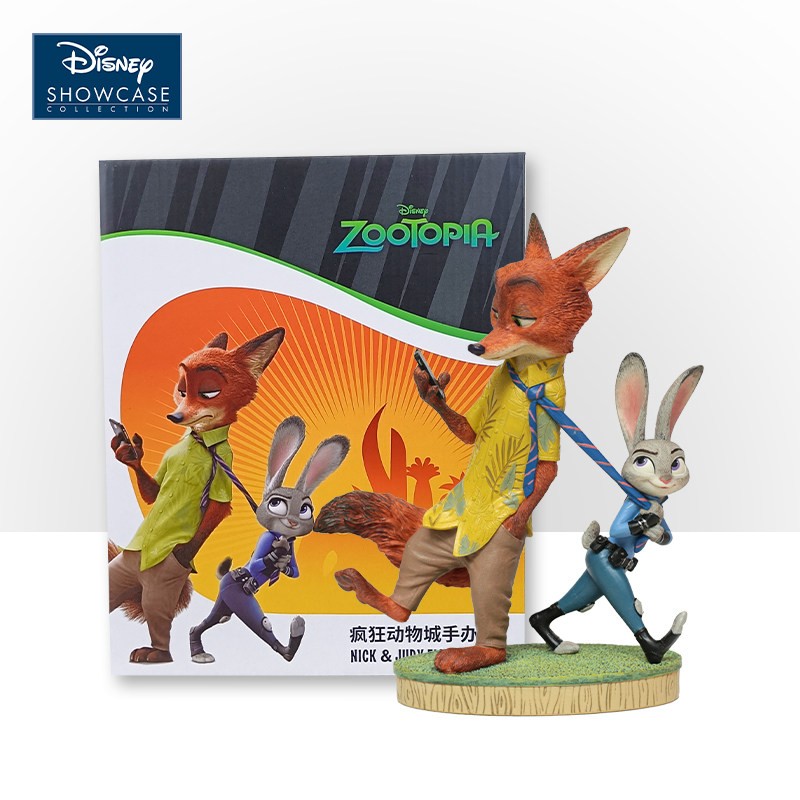 Authentic Enesco Disney Zootopia Judy Hopps Nick Wilde Figurines