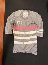 Rapha Men's RCC Pro Team Aero Jersey Medium Used Good Condition Grey/Pink/White