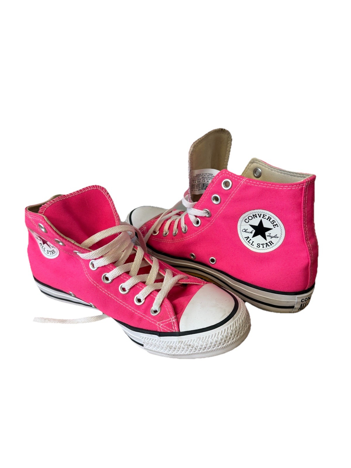 Converse CTAS Hi ‘Hyper Pink’ Canvas Sneakers 170155F – Women Size 9.5 Converse CTAS Hi ‘Hyper Pink’ Canvas Sneakers 170155F – Women Size 9.5