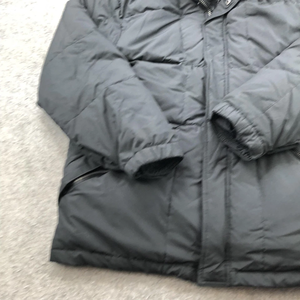 Chaqueta Polo Ralph Lauren De Colección Para Hombre Mediana Negra Con Capucha Puffer Parka Abrigo Foto 2 de 4