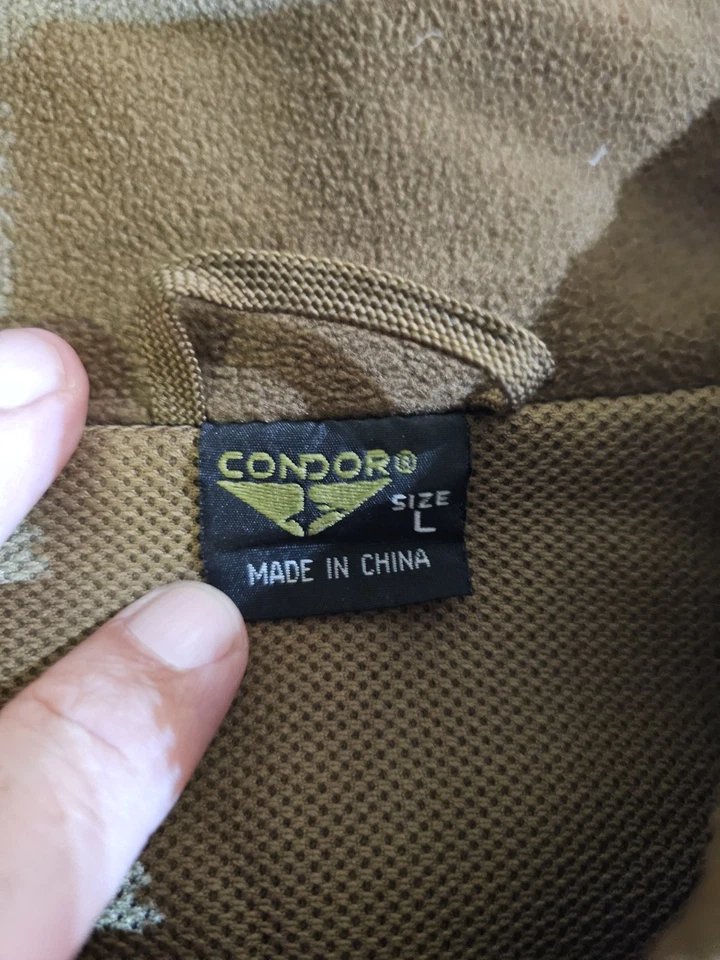 Chaqueta Condor Phantom Soft Shell Cremallera Completa Desierto Bronceado Estilo Militar Para Hombre Talla Lg Foto 4 de 4