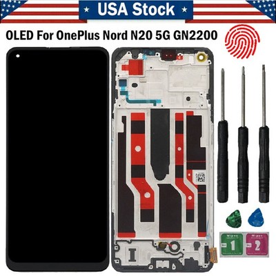 OLED For OnePlus Nord N20 5G GN2200 CPH2459 LCD Display Touch Screen Digitize