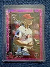 2025 Topps Update Baseball #US187 (Pink Holo Foil) CADEN DANA [RC]