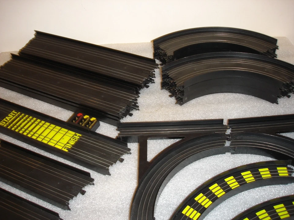 Juego de carreras vintage Tyco Double Danger Command Control sin ranuras Foto 2 de 4