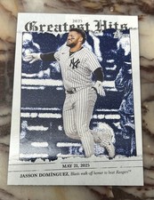 2026 Topps Series 1 #GH-6 Jasson Dominguez New York Yankees Greatest Hits